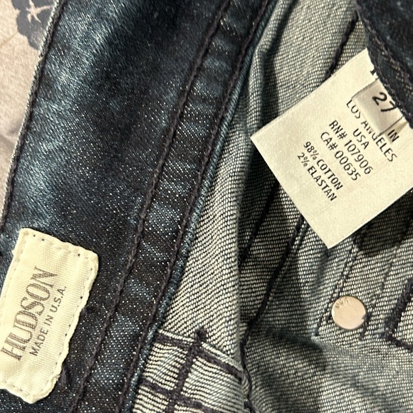 HUDSON Signature Bootcut Jeans Size 27 - Picture 8 of 9